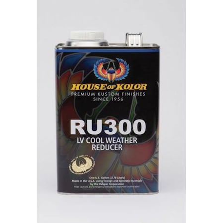 House Of Kolor Kustom Catalysts, Reducers, and Thinners, Gallon RU300.G00
